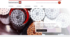 Desktop Screenshot of heinemann-elektro.de